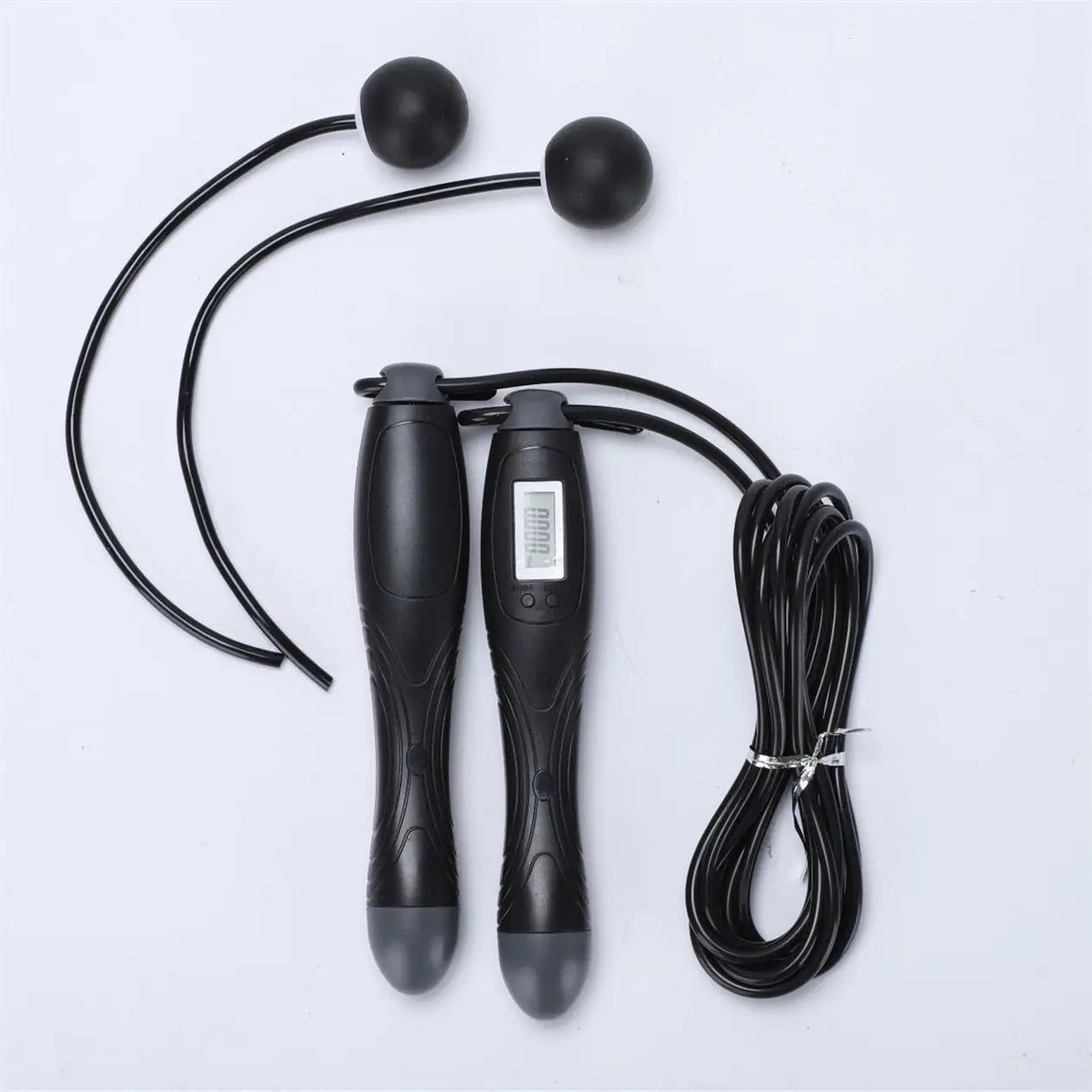 Two keys-cordless skipping rope fitness equipment