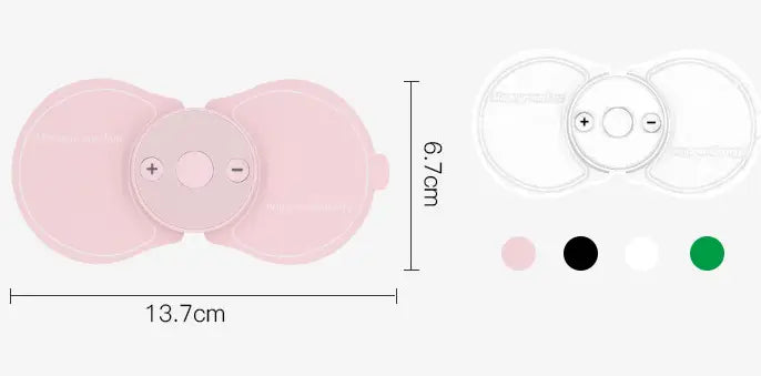 Electronic pulse massager with adjustable strength