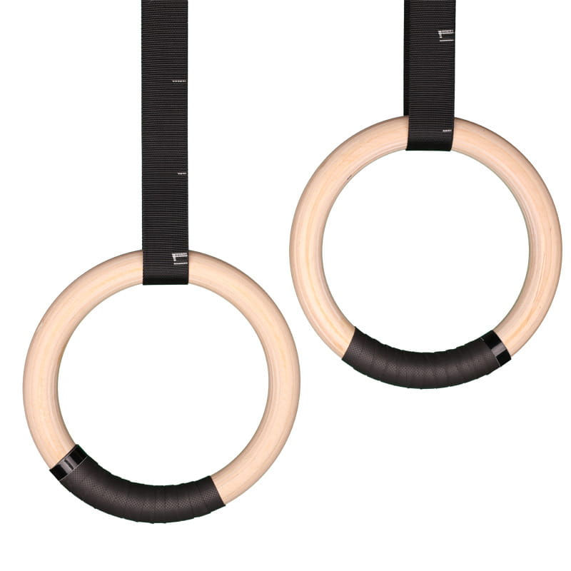 Indoor and outdoor birch rings with nylon strap