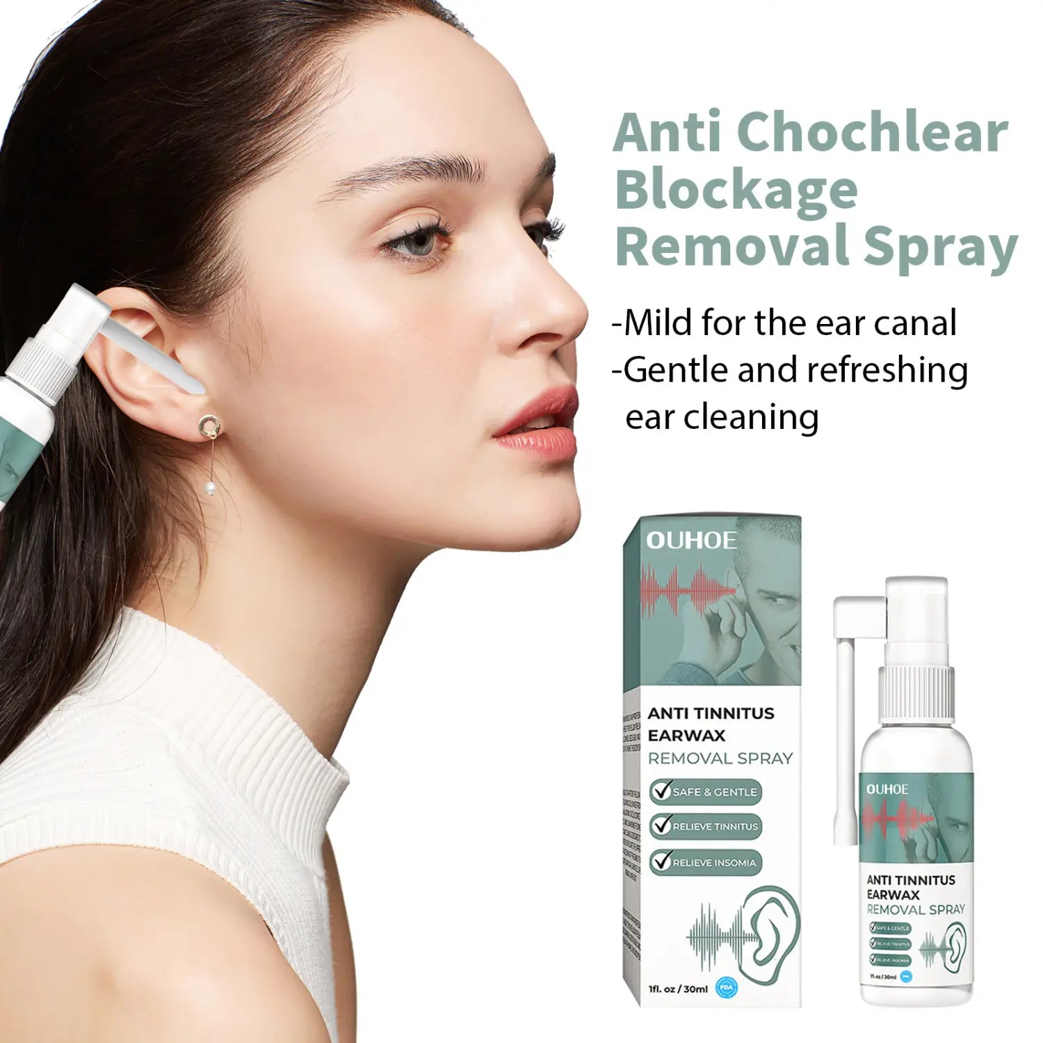 Deep cleaning ear care spray 30ml