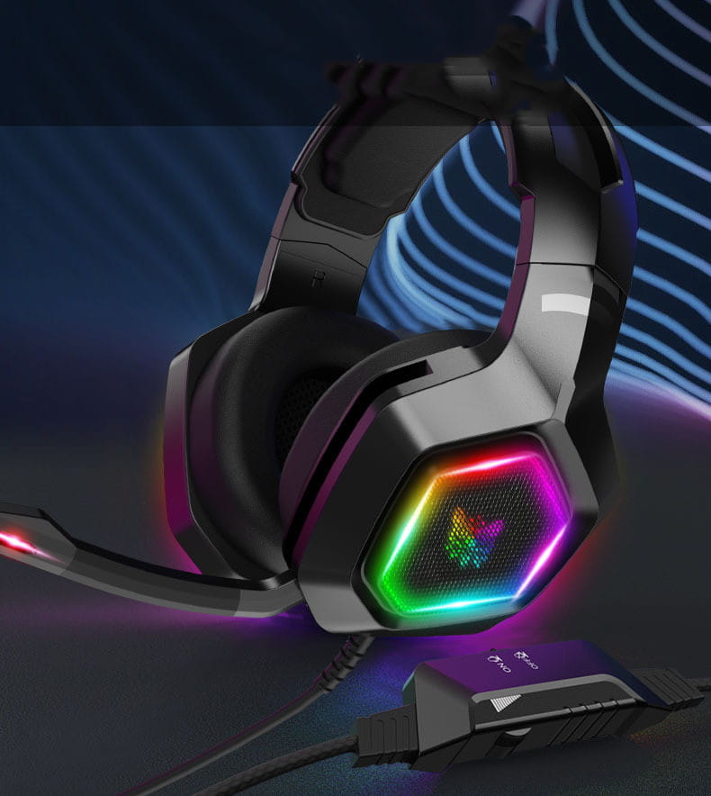 Universal wired gaming headset with 3.5mm plug