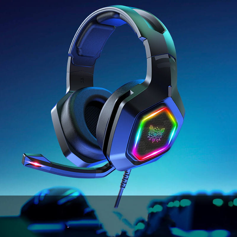 Universal wired gaming headset with 3.5mm plug