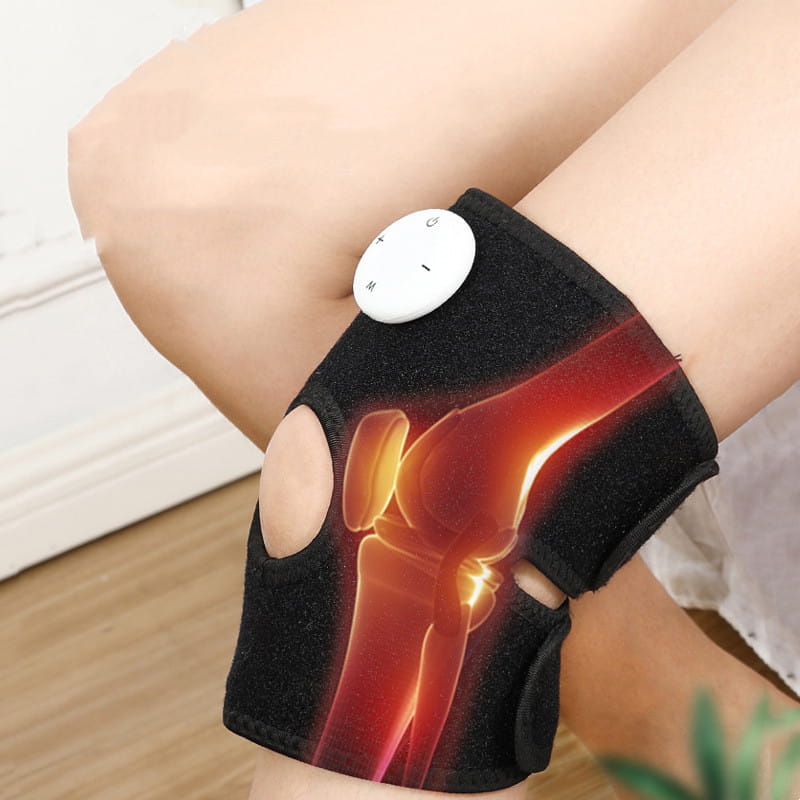 Adjustable knee pad with velcro and magic stick fastening