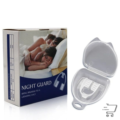 Adult EVA Night Guard for teeth protection in packaging and storage case