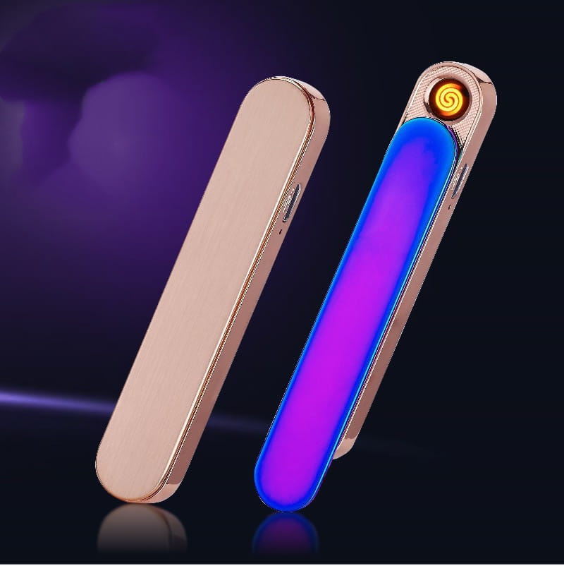 Portable windproof usb lighter with zinc alloy