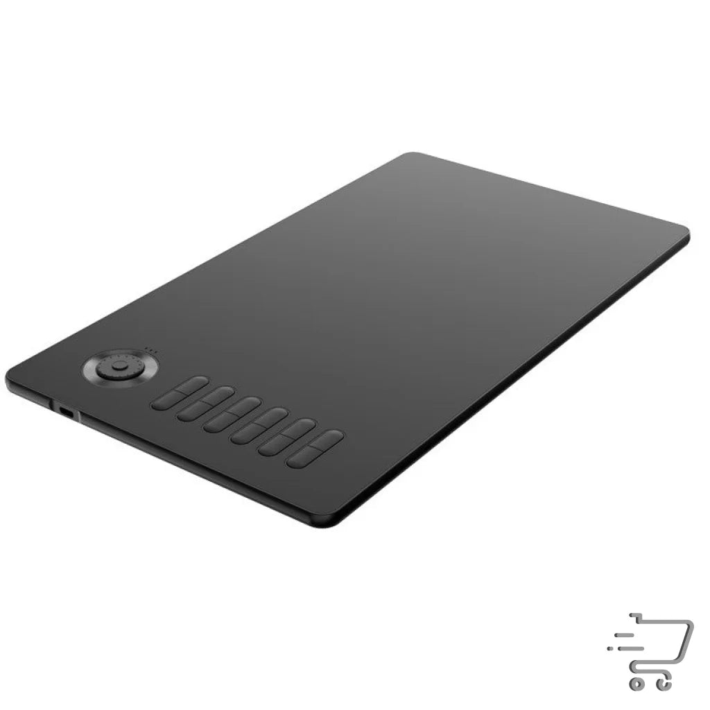 Graphics tablet with shortcut buttons and dial for a Digital Drawing Tablet experience