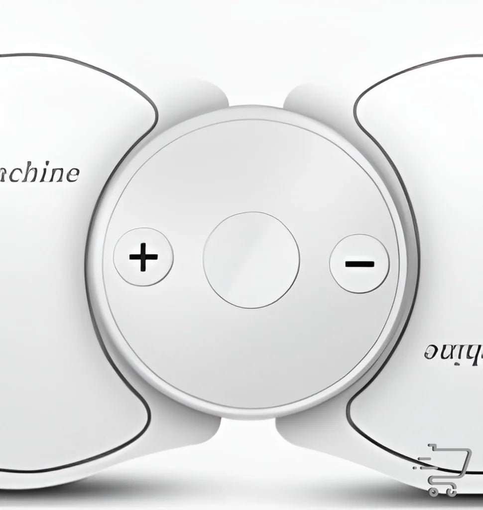 Circular control panel of Electronic Pulse Massager with adjustable strength settings