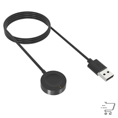 USB charging cable with magnetic connector for Michael Kors watch charging in black and white