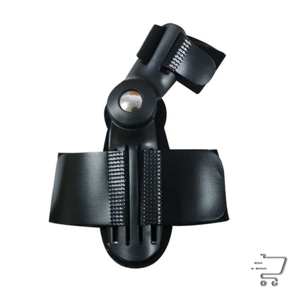 Adjustable microphone clip with swivel joint on Ultimate Nylon Strap with rear section reinforcement